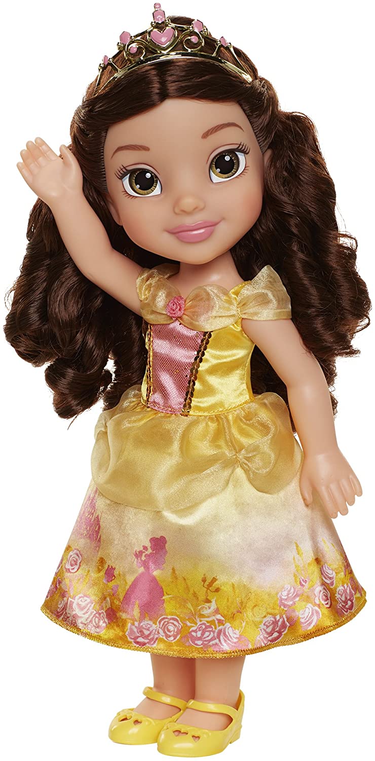 My First Disney Princess Sparkle Collection Large Toddler 14" Doll - Rapunzel ,Ariel, Belle, Cinderella