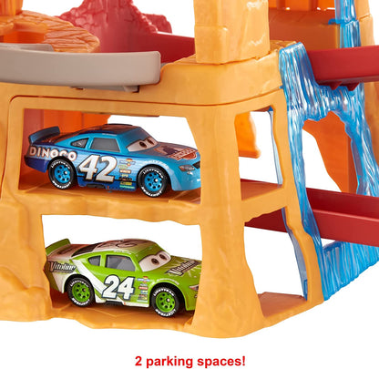 Disney and Pixar Cars Toys, Playset with 2 Vehicles, Radiator Springs Mountain Race 