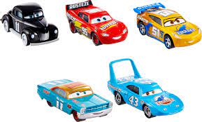 Disney Pixar Cars HCY85 NASCAR 5-Pk, 1:55 Die-Cast Vehicles Collection