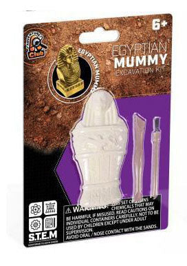 Excavation Kit: Egyptian Pyramid, Dinosaur Egg, Egyptian Mummy Pharaoh, Treasure Chest