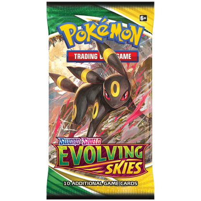 Pokemon Official TCG: Evolving Skies Booster Pack (10 Cards in a pack) 1Pack