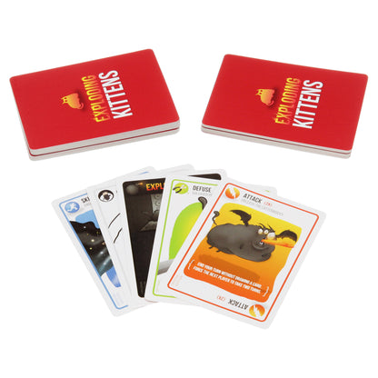 Exploding Kittens Original Edition Card Game, Ages 12 & up, 2-5 Players