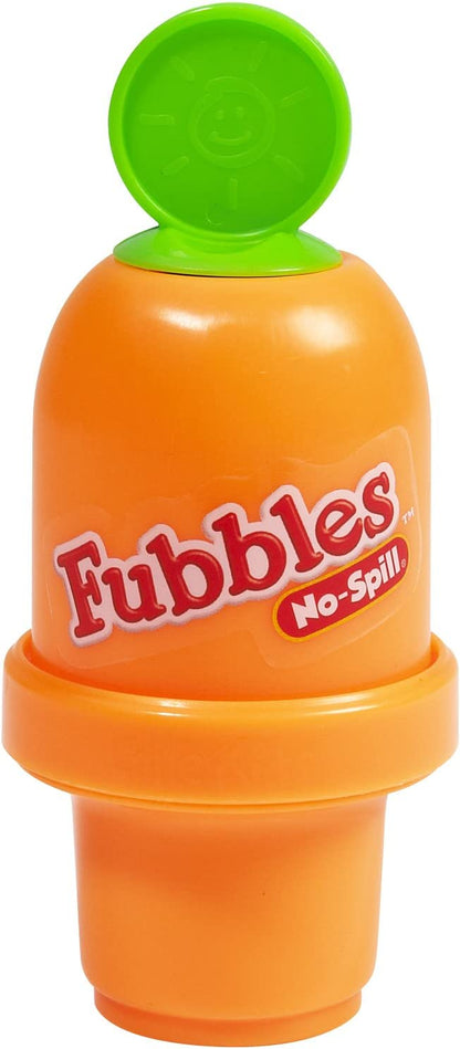 Fubbles Bubbles No Spill Bubble Tumbler Minis | Bubble Toy for Babies Toddlers and Kids | Includes 2oz Bubble Solution and a Wand