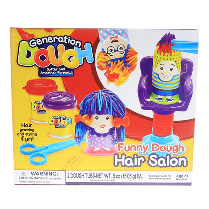 Generation Dough Hair Salon Kids Play Dough Hair Growing Styling Activity Set