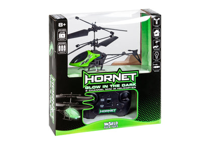 Glow in the Dark Remote Control Hornet 2CH Mini IR RTF Electric RC Helicopter