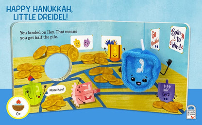Happy Hanukkah, Little Dreidel (Finger Puppet Board Book) (Children's Interactive Finger Puppet Board Book)