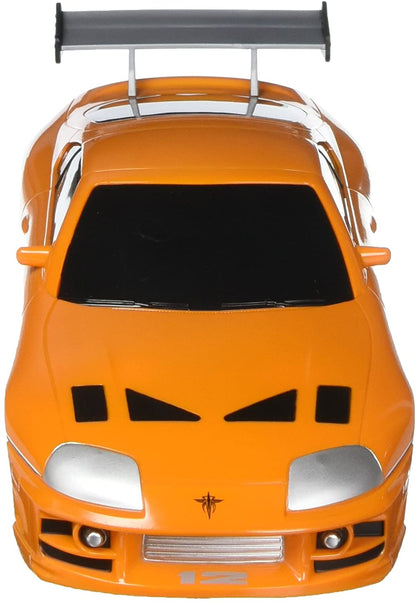 Jada Toys Fast & Furious RC Car - 1995 Toyota Supra Remote Control Vehicle (1/16 Scale), Orange