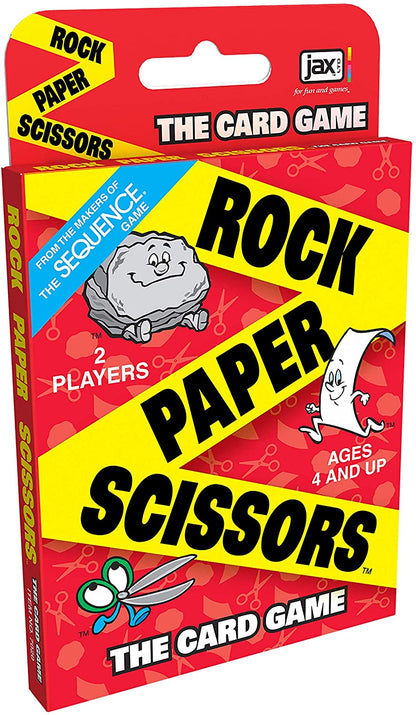 Jax Rock Paper Scissors - It's the Fast, Fun Card Version of the Classic Game of Rock Paper Scissors, Multicolor