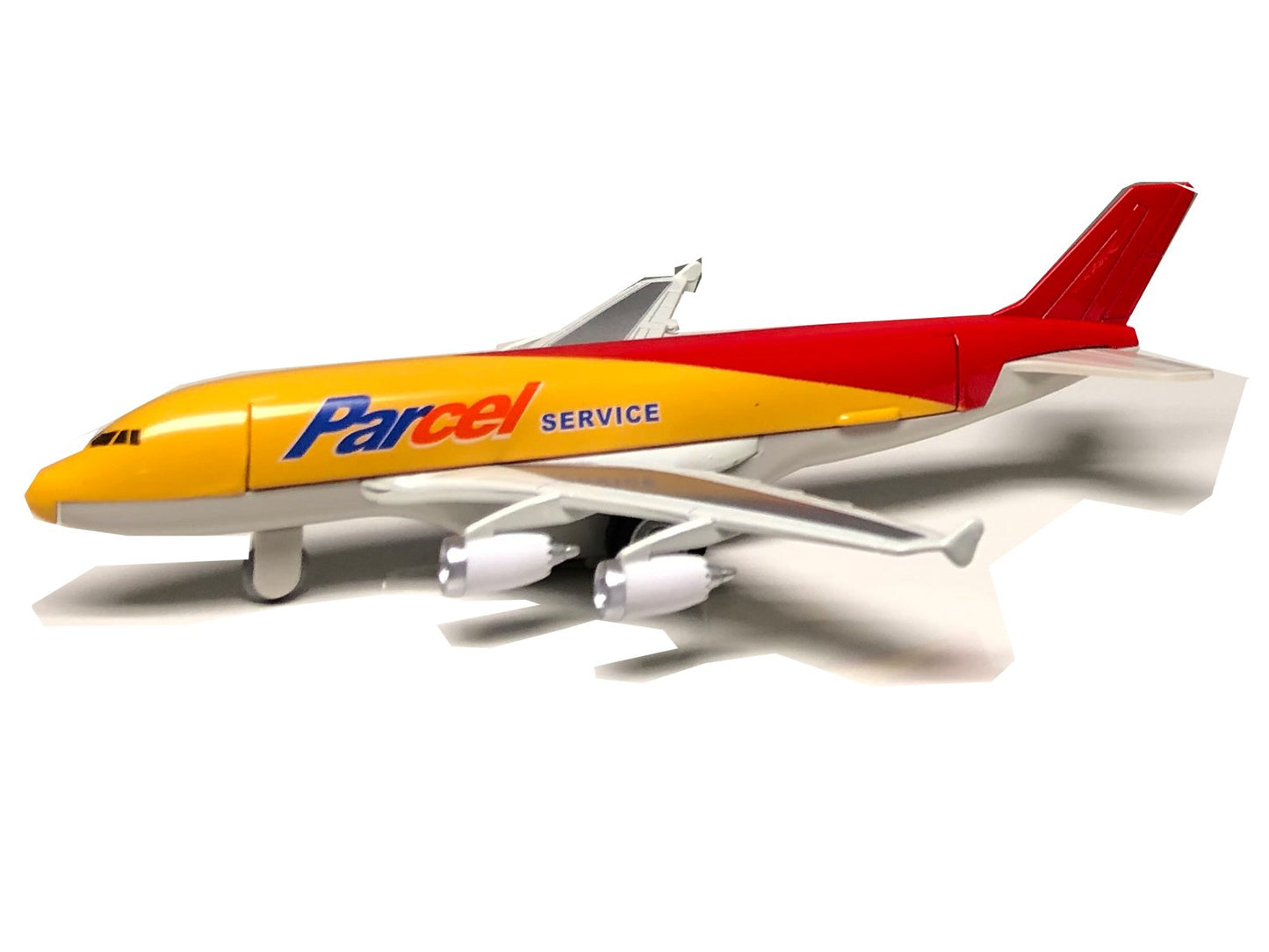 Die Cast Metal Passenger or Cargo Jumbo Jet - Pullback Airplanes Toys - Opening Doors Collection Planes , Assorted Colors 1Pcs