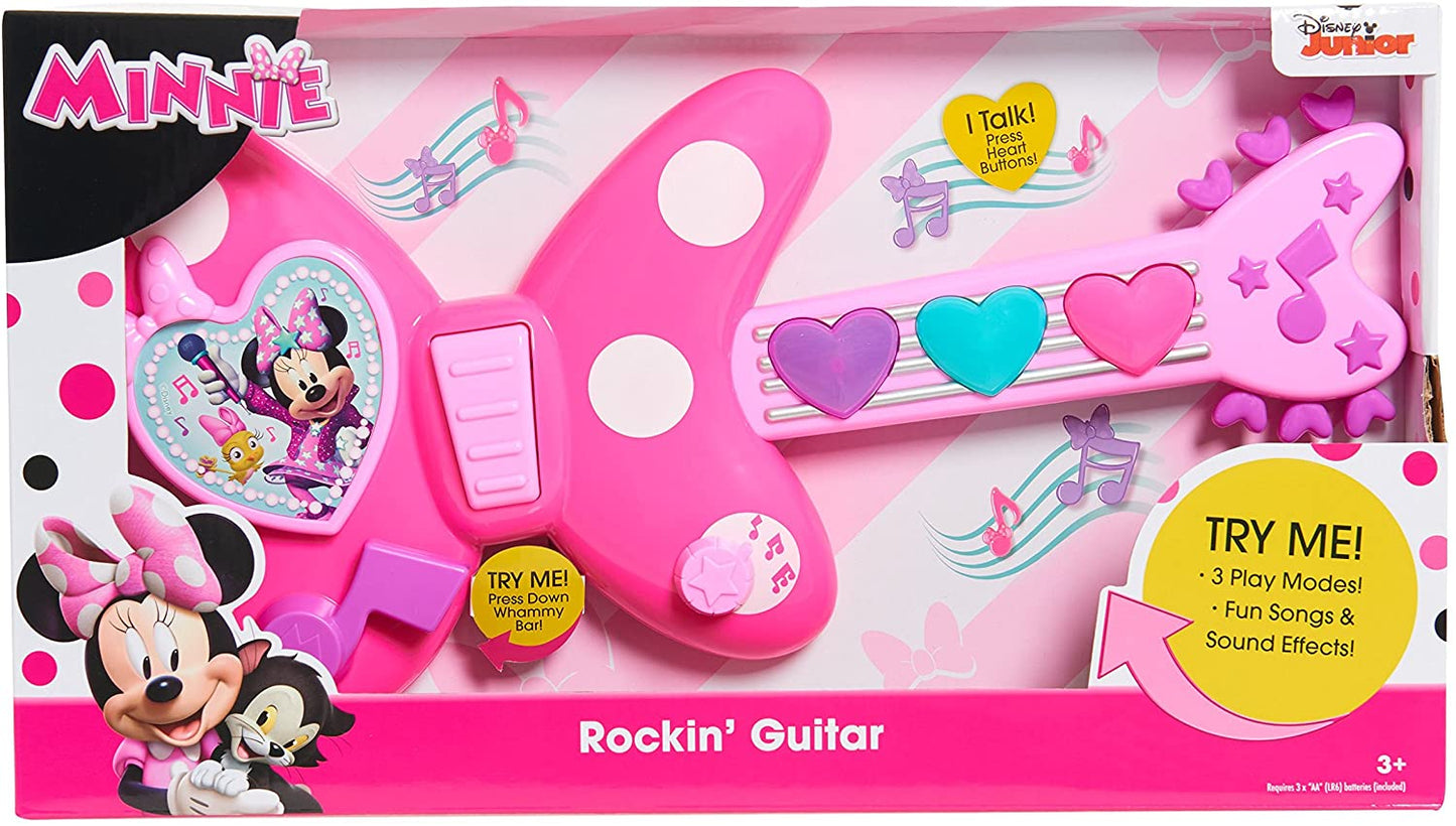 Just Play Minnie Bow-Tique Rockin' Kids Pretend Play Guitar