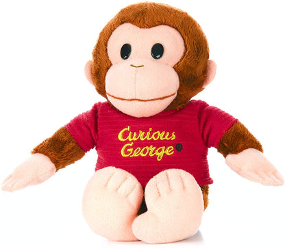 Medium Curious George Monkey Plush - Classic George 8" Super Soft, Adorable, Charmingly Detailed Stuffed Animal