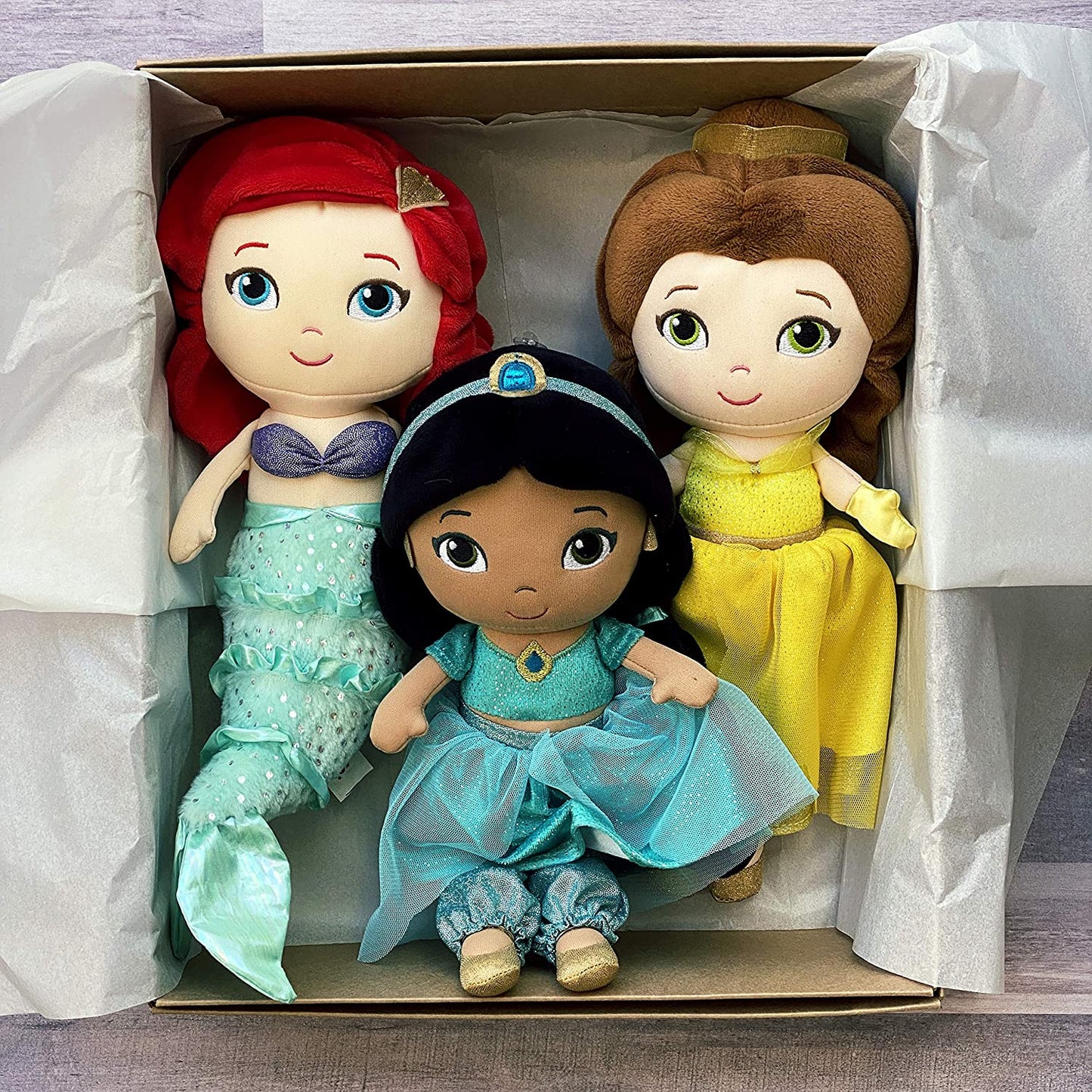 KIDS PREFERRED Disney Princess Jasmine 12” Plush Doll with Sounds