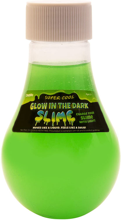 Kangaroo's Super Cool Glow in The Dark Slime - Birthday Party Favors Slime - Green, Blue, And Yellow! 1Pcs Random Pick