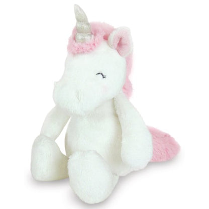 Carters Unicorn Plush White Pink Silver Horn - Baby Girl Stuffed Animal Lovey Toy
