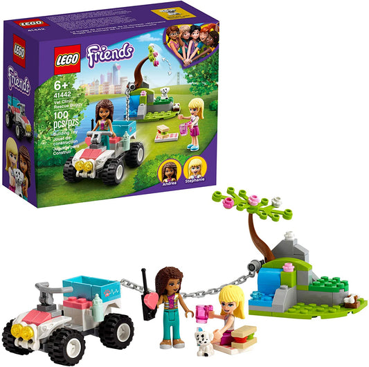 LEGO Friends Vet Clinic Rescue Buggy 41442 Building Kit; Vet Clinic Collectible Toys for Kids Aged 6+; Includes First-Aid Toy Accessories and Children’s Vet Kit, New 2021 (100 Pieces)