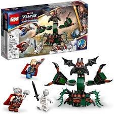 LEGO Marvel The Goat Boat 76208 Building Kit; Collectible Thor Construction Toy with 5 Minifigures for Kids Aged 8+ (564 Pieces)