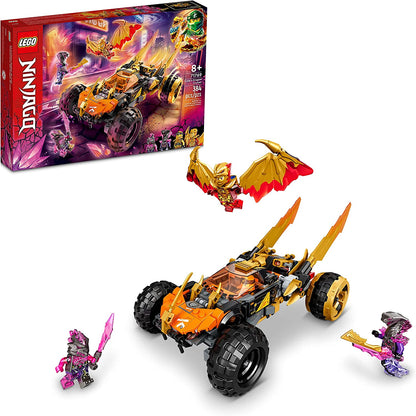 LEGO NINJAGO Cole’s Dragon Cruiser 71769 Ninja Car Building Toy Set for Boys, Girls, and Kids Ages 8+ (384 Pieces)