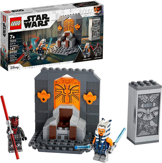 LEGO Star Wars Duel on Mandalore 75310 Awesome Toy Building Kit Featuring Ahsoka Tano and Darth Maul; New 2021 (147 Pieces)