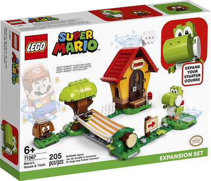 LEGO Super Mario Mario’s House & Yoshi Expansion Set 71367 Building Kit, Collectible Toy (205 Pieces)