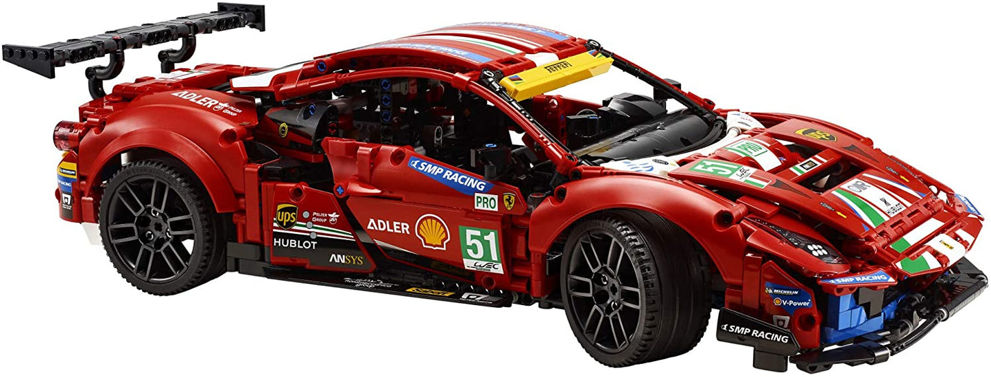 LEGO Technic Ferrari 488 GTE “AF Corse #51” 42125 Building Kit; Make a Faithful Version of The Famous Racing Car, New 2021 (1,677 Pieces)