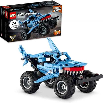 LEGO Technic Monster Jam Megalodon 42134 Model Building Kit; A 2-in-1 Build for Kids Who Love Monster Truck Toys