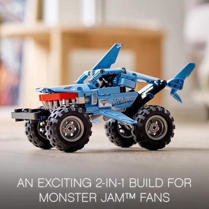 LEGO Technic Monster Jam Megalodon 42134 Model Building Kit; A 2-in-1 Build for Kids Who Love Monster Truck Toys