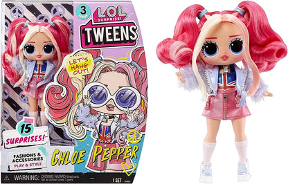 LOL Surprise Tween Series 3 Fashion Doll Chloe Pepper with 15 Surprises – Great Gift for Kids Ages 4+
