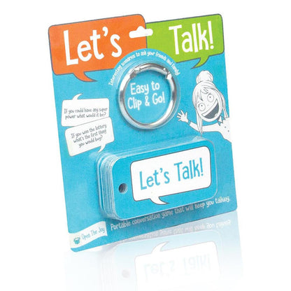 Let's Talk Kids Conversation Cards | Conversation Starters for Kids | Kids Conversation Cards | Conversation Card Game