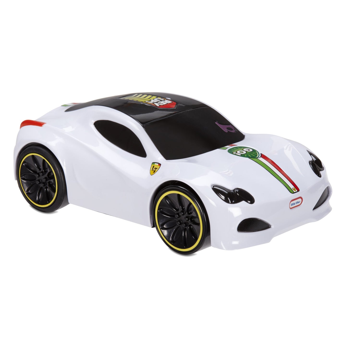 Little Tikes Touch 'N' Go Racers Vehicle - White Sports Car Toy Car for Kids