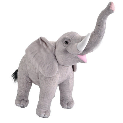 Wild Republic, Realistic Stuffed Elephant Living Earth Plush 18 Inches