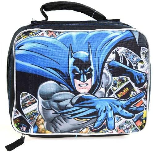 DC Batman Insulated Lunch Bag/Box Comic Book Print