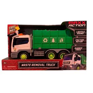 Maxx Action Realistic Action Trucks Waste Removal Garbage Truck (Styles May Vary)