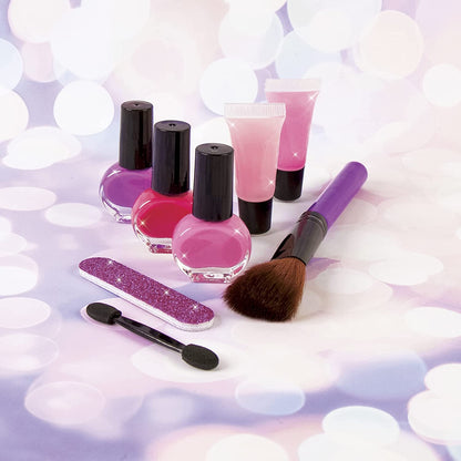 Make It Real - All-In-One Glam Makeup Set. Girls Makeup Kit is a Perfect Starter Cosmetic Set for Kids and Tweens. Includes Case