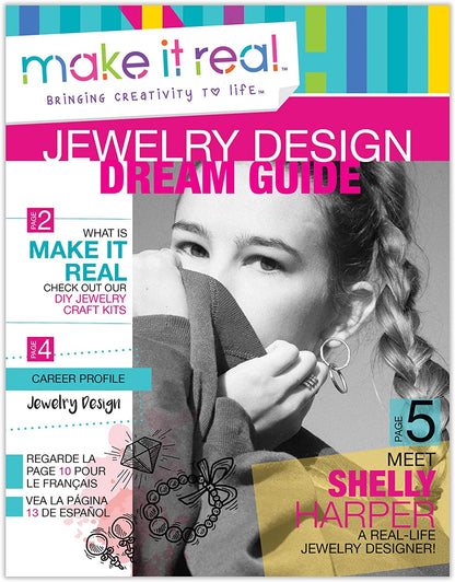 Make It Real 1305 DIY Terrarium Jewelry- Terrarium Bottle Pendant Making Kit for Girls