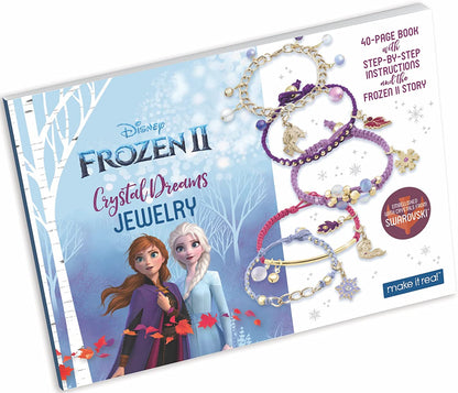Make It Real 4380 Disney Frozen II-Swarovski Crystal Dreams Jewelry Bracelet Set