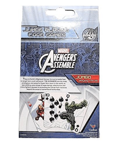 Marvel Avengers Assemble Jumbo Playing Card Games - Earth's Mightiest Heroes