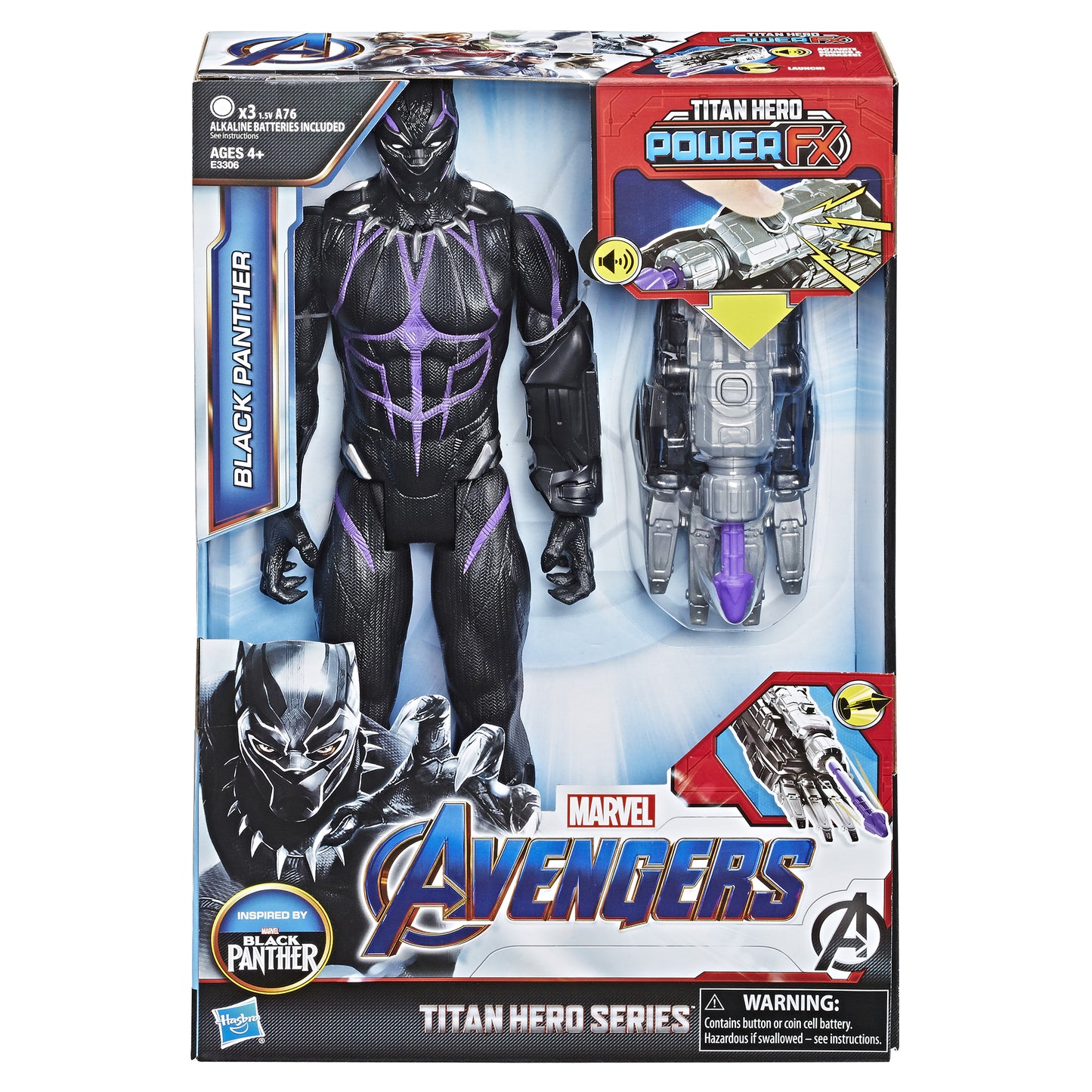 Marvel Avengers: Endgame Titan Hero Power FX Black Panther Figure