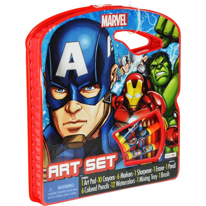 Marvel Super Heroes Character Art Tote, Educational Marvel Art & Craft Activity Set