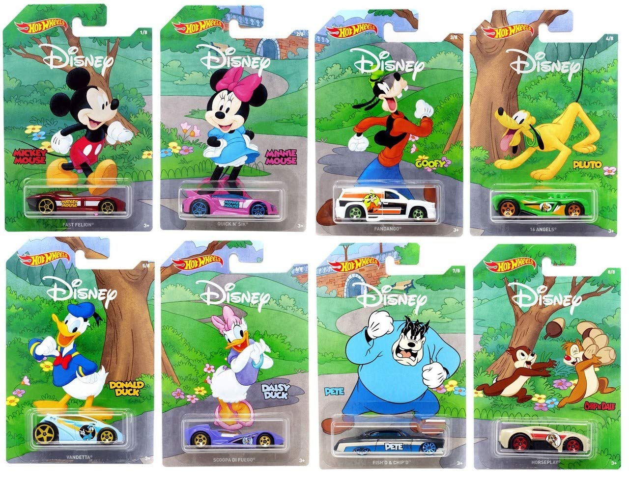 Mattel Hot Wheels 2019 Disney 90th Anniversary Edition Exclusive - Disney Mickey & Friends Assortment