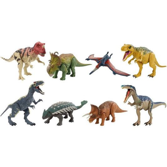 Mattel Jurassic World Dinosaur Figures, Include Articulated Arms and Legs, Realistic Sculpting, Assortment
