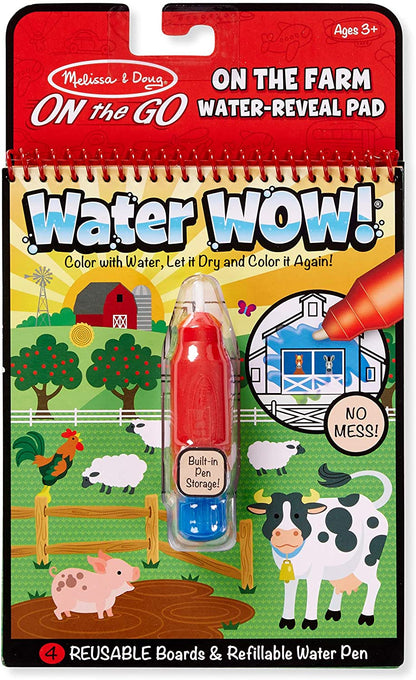 Melissa & Doug Water Wow! On The Farm  - Water Base No Mess Painting