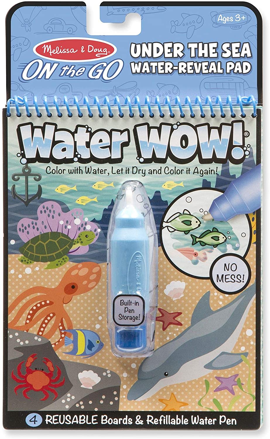 Melissa & Doug Water Wow! – Under the Sea - Water Base No Mess Painting