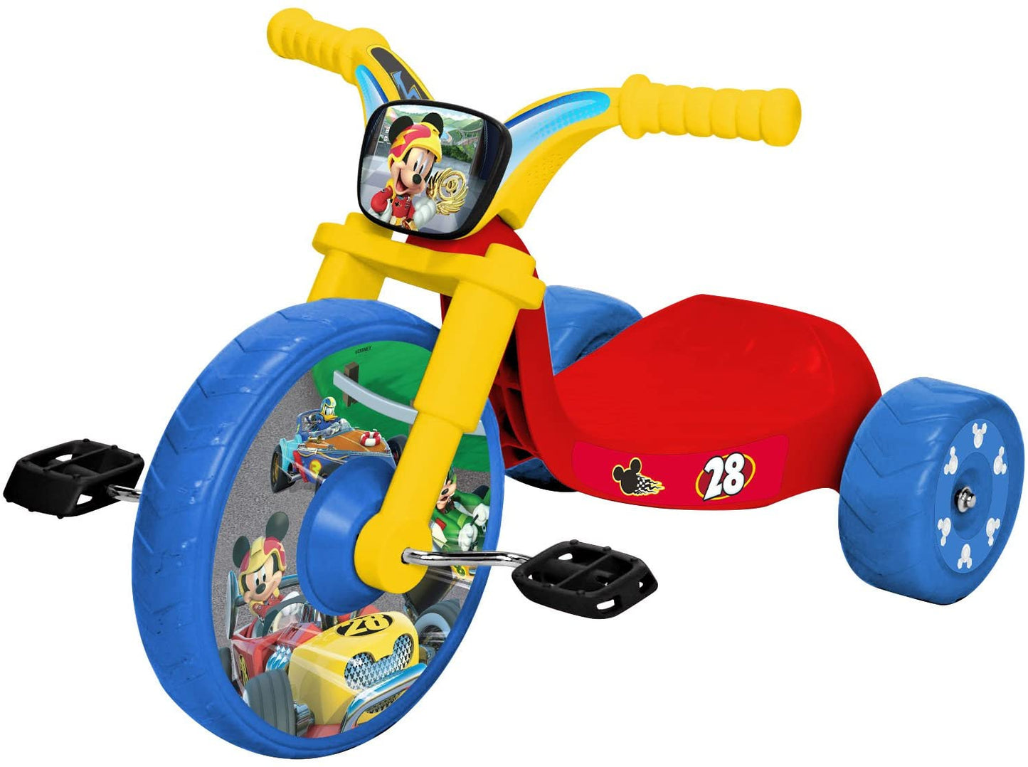Mickey & The Roadster Racers 10" Fly Wheels Junior Cruiser Ride-On, Ages 2-4