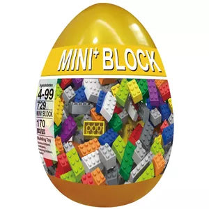 Dr. Star Mini+ Block Building Toy in Golden Egg Compatible with Most Major Brands Bricks, 170pc, One