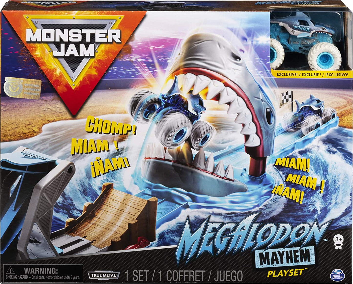 Monster Jam 1:64 Basic Stunt Playset Assortment - Shark Attack