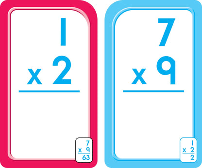 Multiplication 0-12 Flash Cards - Ages 8+, 3rd Grade, 4th Grade, Elementary Math, Multiplication Facts, Common Core