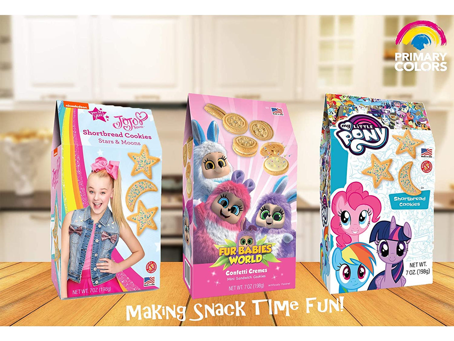 My Little Pony Stars and Moons With Sprinkles Shortbread Cookies Cuboid Box (Kosher)