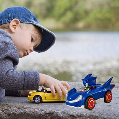 Sonic The Hedgehog All Stars Racing Pull Back Action Vehicle, The Best Sonic Toy Gift For Sonic Fans