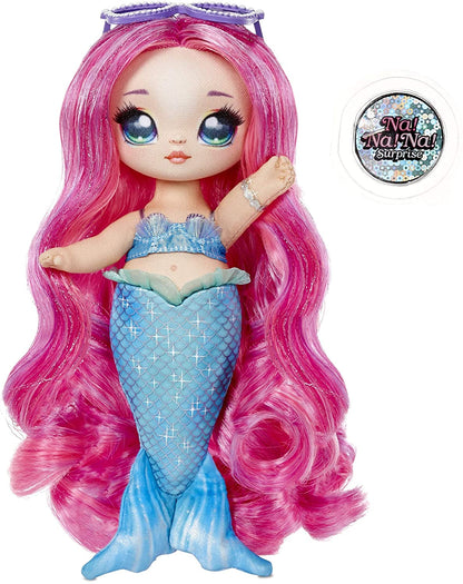 Na Na Na Surprise 2-in-1 Fashion Doll and Sparkly Sequined Purse Sparkle Series – Marina Jewels, 7.5" Mermaid Doll