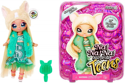 Na! Na! Na! Surprise Teens Fashion Doll – Carmen Linda, 11" Soft Fabric Doll, Chihuahua Inspired